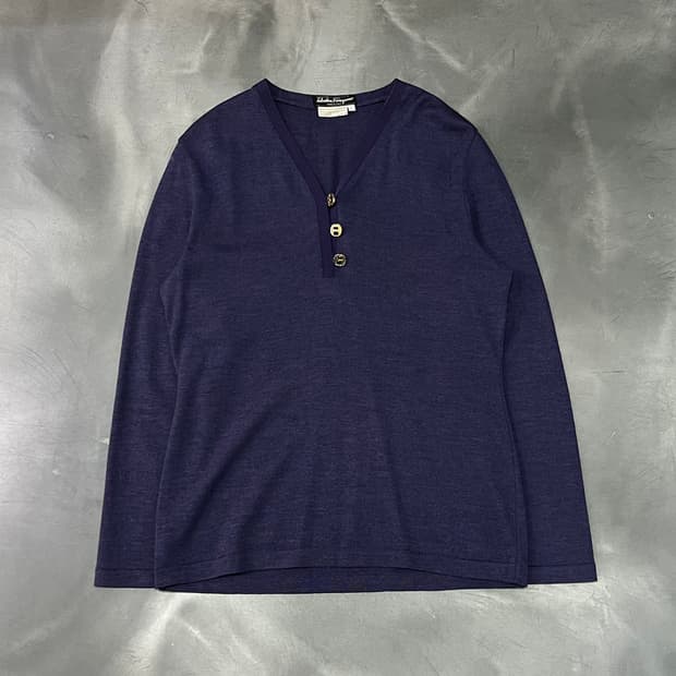  살바토레페레가모 금장 니트 y15235