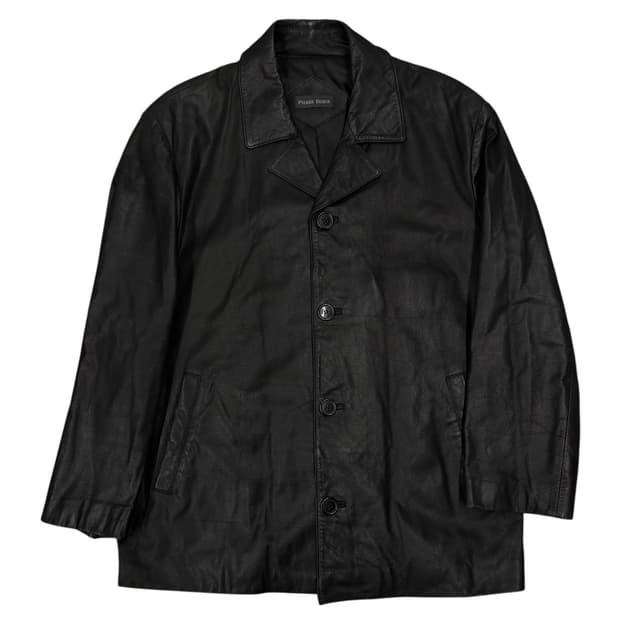 PIERRE BERGE Leather Car Coat