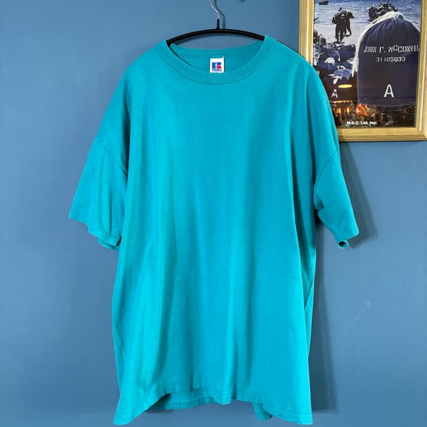 90s usa russell faded t shirt. 