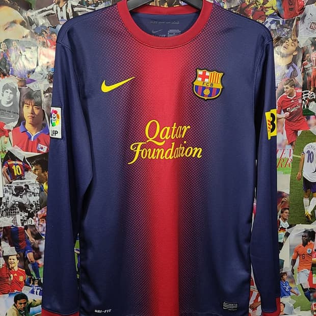 바르셀로나 12-13 다비드비야 긴팔 유니폼