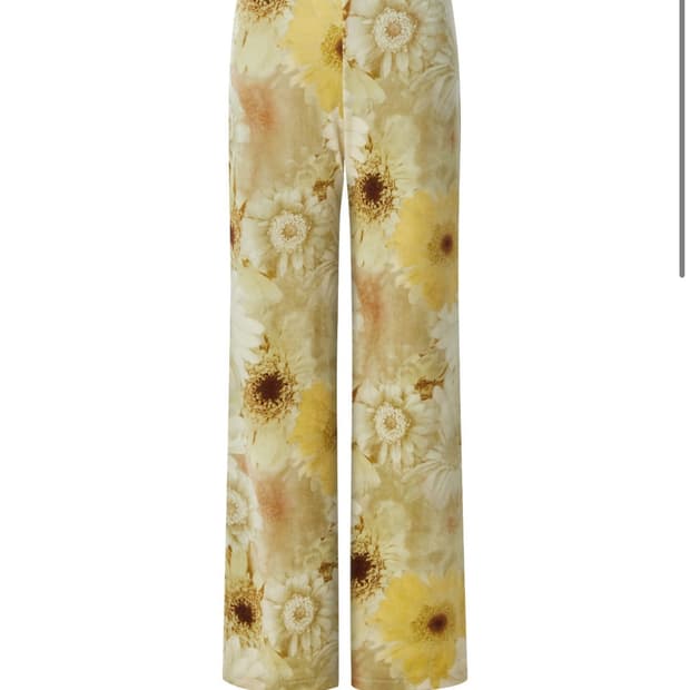 Teak SUNFLOWER VELVET JERSEY PANTS