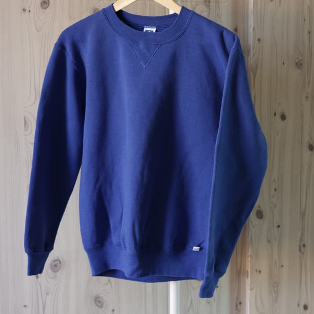 러셀 Made in USA 90s 맨투맨 스웻셔츠 블루 M