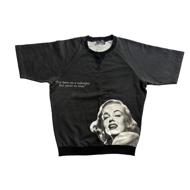 2010s 돌체앤가바나 마를린 먼로 반팔 스웻셔츠