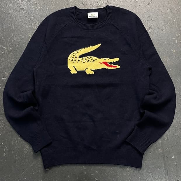 95 라코스테 빅로고 니트 