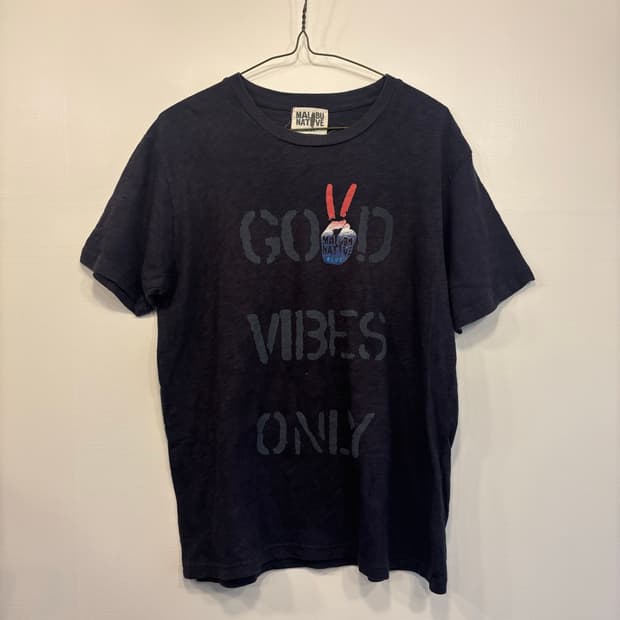 MALIBU NATIVE "BLUE" Good Vibes Only Tee