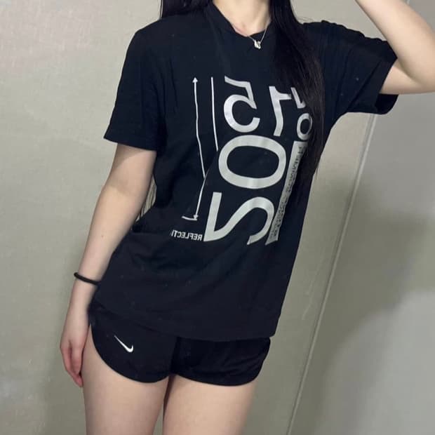 스톤아일랜드 정품 리플렉티브 반팔티