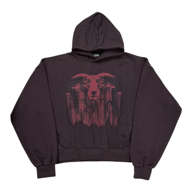 22FW 언더마이카 퍼디션 오글레베일 후드 옥스 블러드