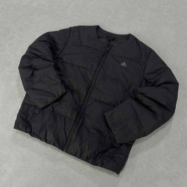 아디다스 블랙 패딩 자켓 XL