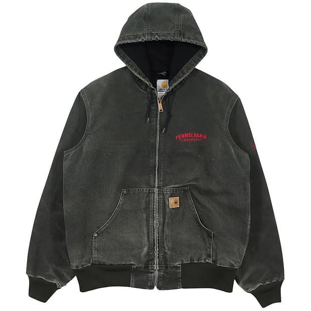 2010 칼하트 J25 MOS 덕 액티브 자켓 모스 그린 써멀 안감