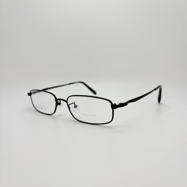 GALLAN 블랙 스퀘어 메탈 빈티지안경