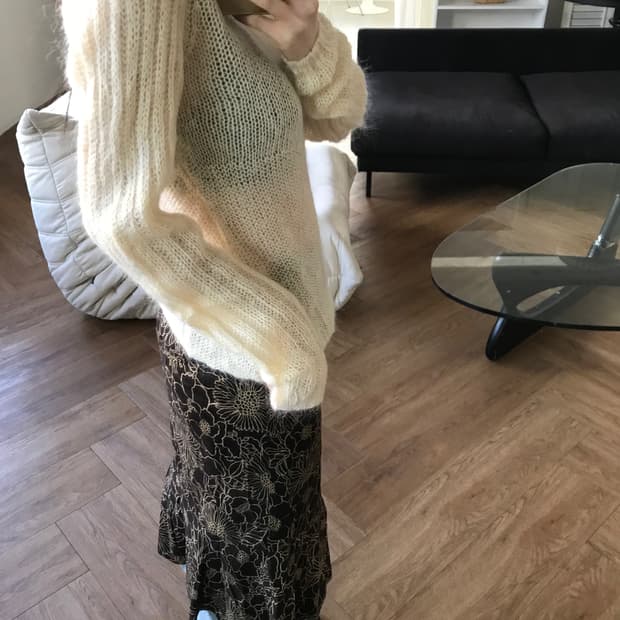 vintage mohair knit