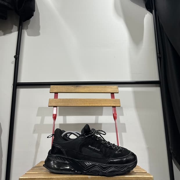 265) 몽벨 운동화 남성 남자 고프코어 신발 모션스텝 블랙