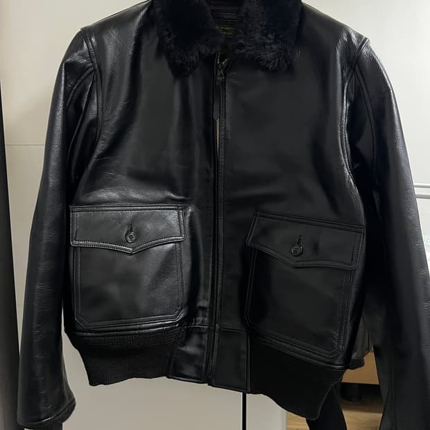 택포65) 아카펠라클로딩 Lot.201 Type G-1 차심 레더자켓