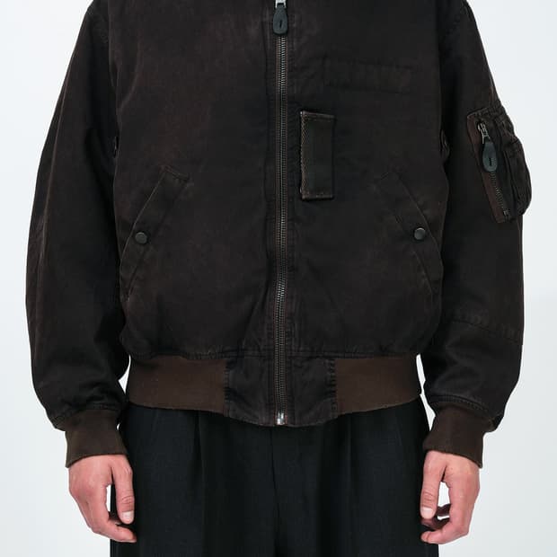 아프레쎄 SILK LIGHT B-15C FLIGHT JACKET (3)