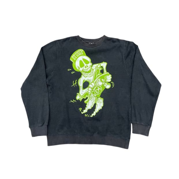 스투시 스컬 스케이트 스웻셔츠