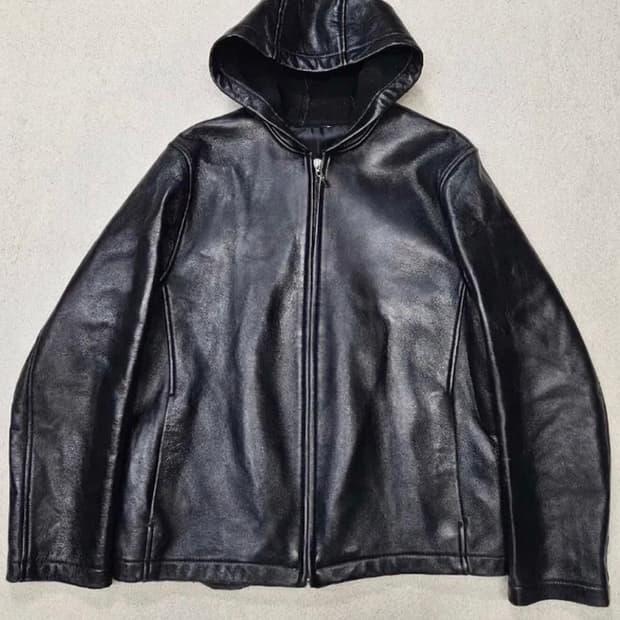 Vintage Lambskin Hoodie Jacket
