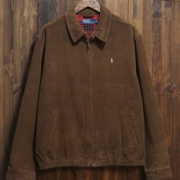 폴로 랄프로렌 90s 헤링턴 코로듀이 자켓