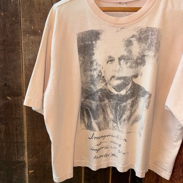 Vintage Einstein Graphic T-Shirt