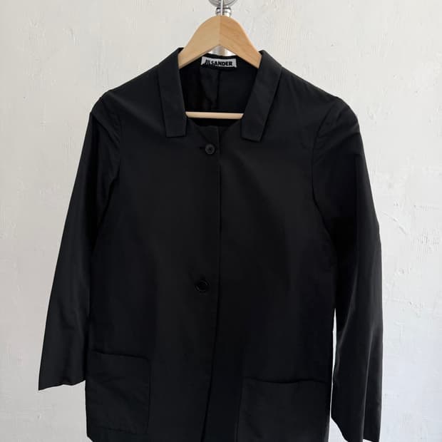 JIL SANDER 질 샌더 3-버튼 셔츠 자켓 블랙컬러
