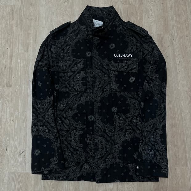 코데즈컴바인 페이즐리 M65 야상 자켓 L/100