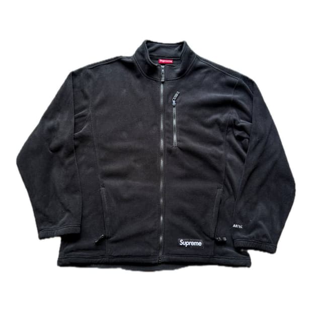 2022 F/W Supreme polartec bk fleeced zip