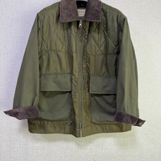 BURBERRY 세미 퀼팅 오버핏 자켓