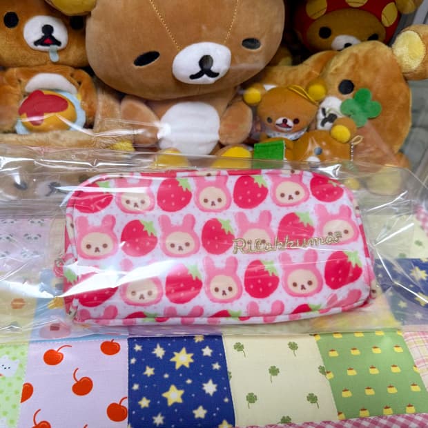 정품 코리락쿠마 우사기 파우치 필통 토끼