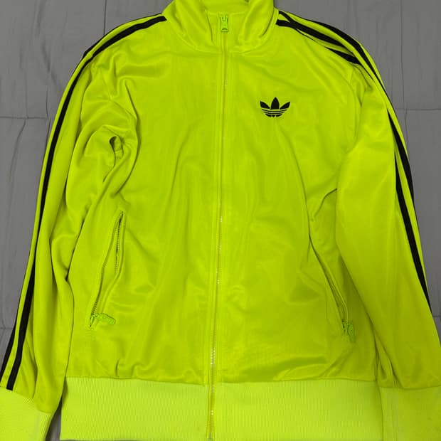 아디다스 형광 트랙탑 져지 L