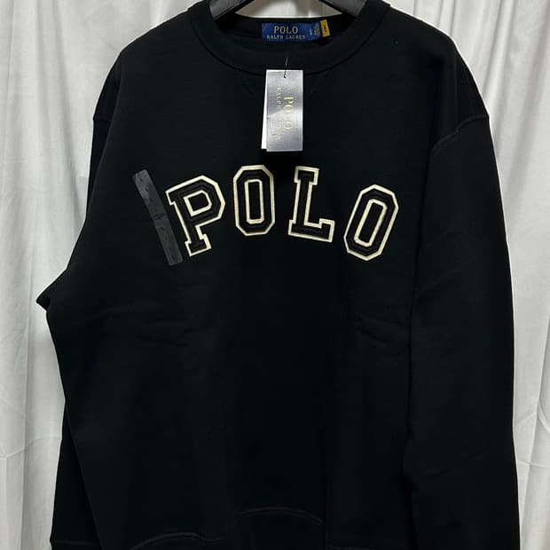 no.168 폴로랄프로렌 변요한 스펠아웃  기모맨투맨 L 새상품