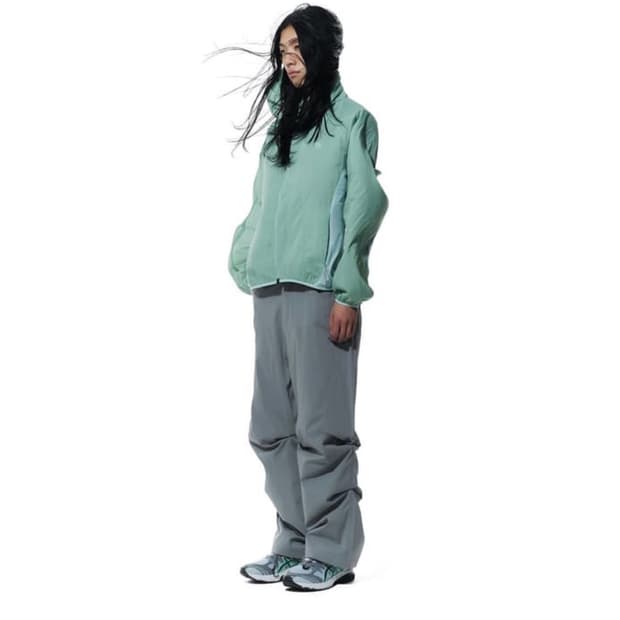산산기어 SNAP STRETCH PANTS [GREEN GREY]