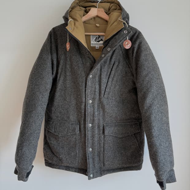 MT.RAINIER DESIGN 트위드 패딩(2way zip)