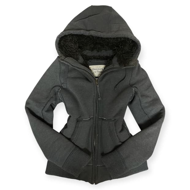 아베크롬비 차콜 울프조 후드집업