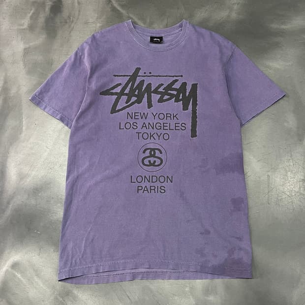  90s 스투시 월드 투어 반팔티 y15454