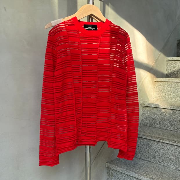 꼼데가르송 트리콧 니트