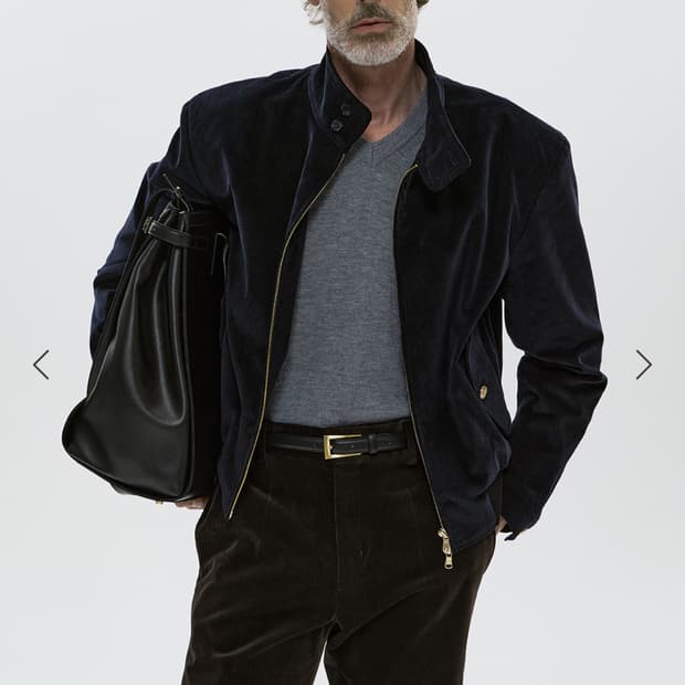 세비지 코듀로이 자켓 네이비 m사이즈