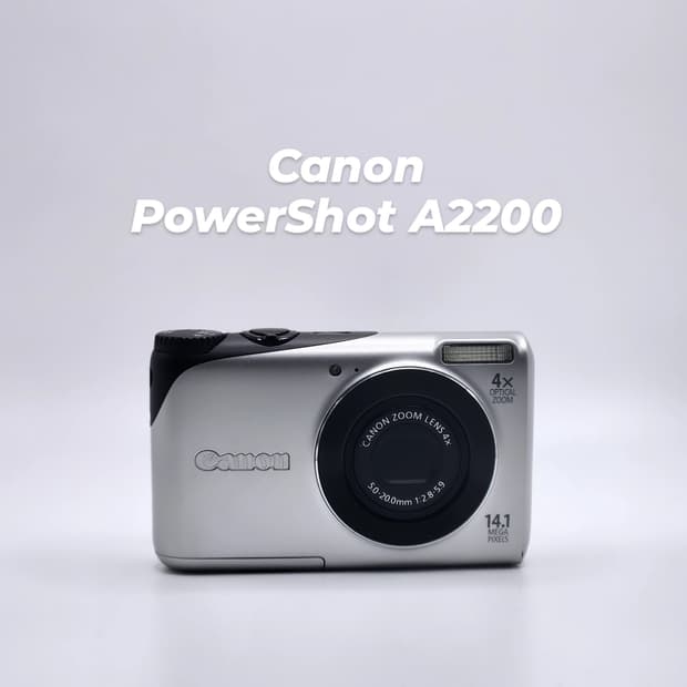 ​📸  풀박스 ✨ 캐논 PowerShot A2200 실버 [영어지원] 