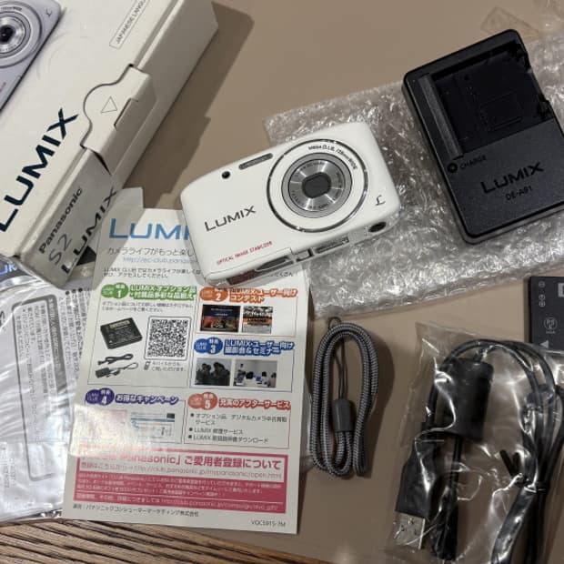 새제품 파나소닉 DMC-S2 흰색 빈티지디카/카메라