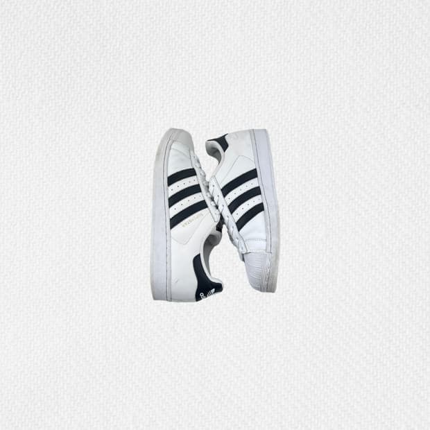 260 아디다스 슈퍼스타 파운데이션 화이트 블랙
