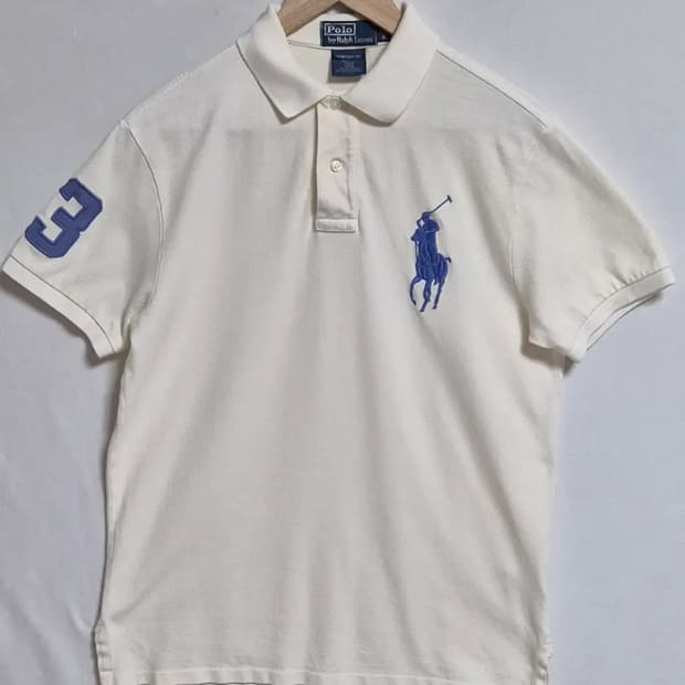 폴로 랄프로렌 빅포니 아이보리 M 카라티