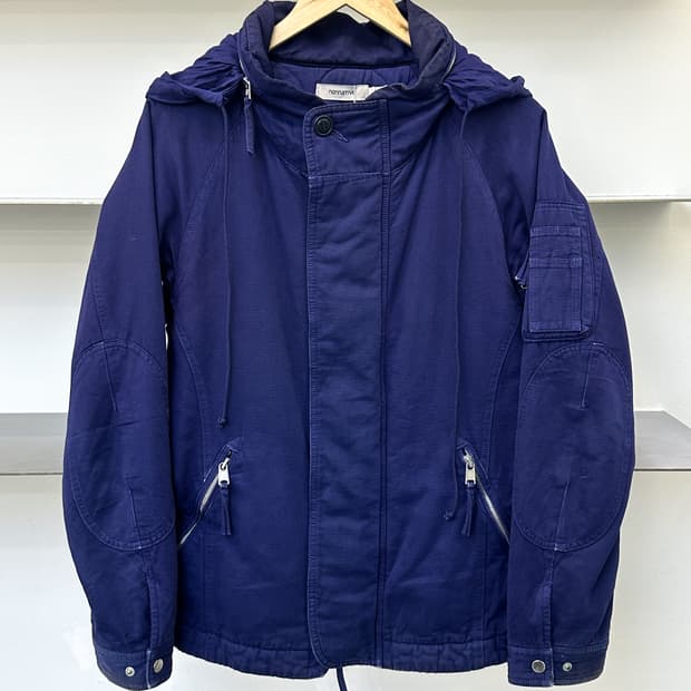 논네이티브 13AW 트루퍼 블루종 자켓
