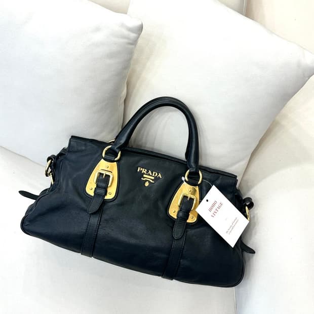 프라다 소프트 카프 투웨이백 (정품)