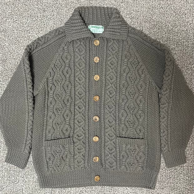 인버알란 3A 럼버가디건 44size