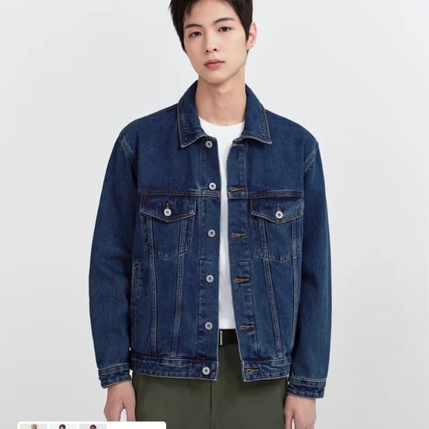무신사스탠다드 릴렉스드 데님 트러커 자켓