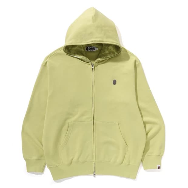 [2XL] 베이프 원포인트 풀집업후디 그린 판매합니다