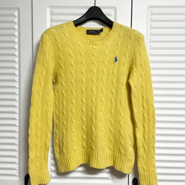 폴로 캐시미어 니트