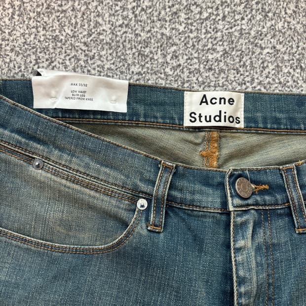 Acne Studios Max LT Prince Denim Pants