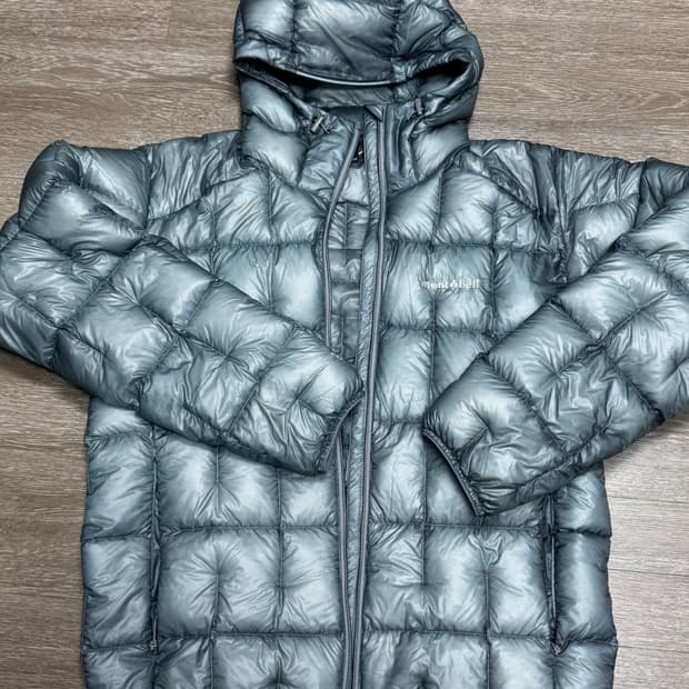 몽벨 플라즈마 1000 알파인 다운 파카 라이트 그레이 XL