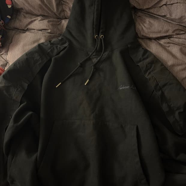 앤더슨벨 랭글런 크롭 후디 L