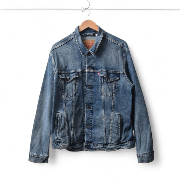 리바이스 대님 트러커 자켓 L M0163