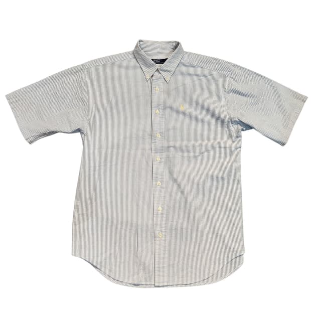 폴로 랄프로렌 스트라이프 반팔 셔츠 (L)